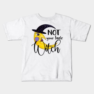 Not Your Basic Witch Kids T-Shirt